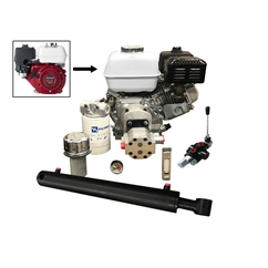 Log Splitter Kit With HONDA 5.5HP Engine, Incl. Flowfit Auto Kickout Lever Valve