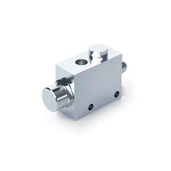 Hydraulic Pushbutton End Stroke Valve, Normally Open With Check Valve, V-101 3/8 NA-VU