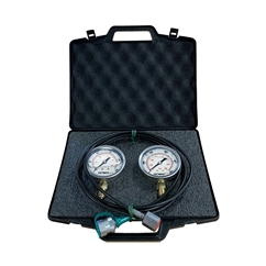 Flowfit Pressure Test Kit, 2 X 63mm Pressure Gauges & 1 X Micro Hose