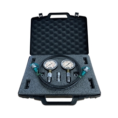 Flowfit Pressure Test Kit, 2 X 63mm Pressure Gauges, 1 X Micro Hose and Adaptors