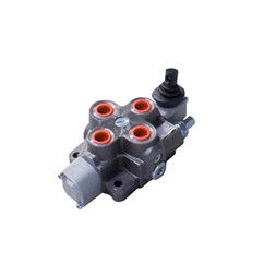 Bucher 1 Bank 1/2 BSP, 70 l/min Double Acting Spring Return Lever Operated Hydraulic Monoblock Valve