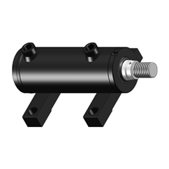 Flowfit Hydraulic Double Acting Cylinder/Ram, Foot Fastening, 70x45x700x872mm 8516/0700