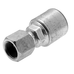 Gates JIC Female Swivel 37° cone, Straight Hose Coupling, 3/8 Hose x 9/16 JIC