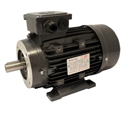 Three Phase 400v Electric Motor, 5.5KW, 112 Frame with Face and Foot Mount, Short Term Duty
