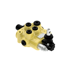 Flowfit 1 Bank Monoblock Valve, 3/8 BSP, 45 L/Min Double Acting Cylinder Spool 3 Positions