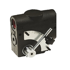 Flowfit Hydraulic 3 port Adjustable flow control valve. 3/4 BSP ports