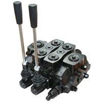 Bucher 1 Bank, 1" BSP, 240 l/min Double Acting Spring Return Slice Directional Hydraulic Control Valve