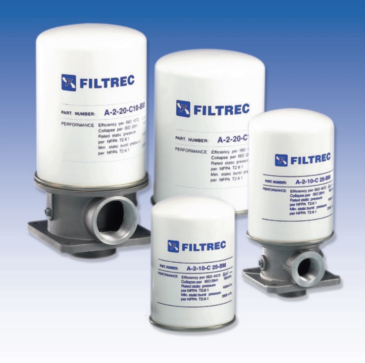 70L/min 3/4 BSP Filtrec idraulico FA-1 linea di ritorno Spin-on filtro FA-1-10-C10-B4-R-R1