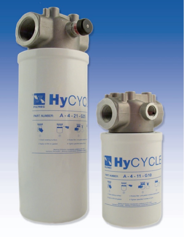 Filtrec hydraulic FA-4 In line pressure and return spin on filter FA-4-11-C10-B4-D-Z34