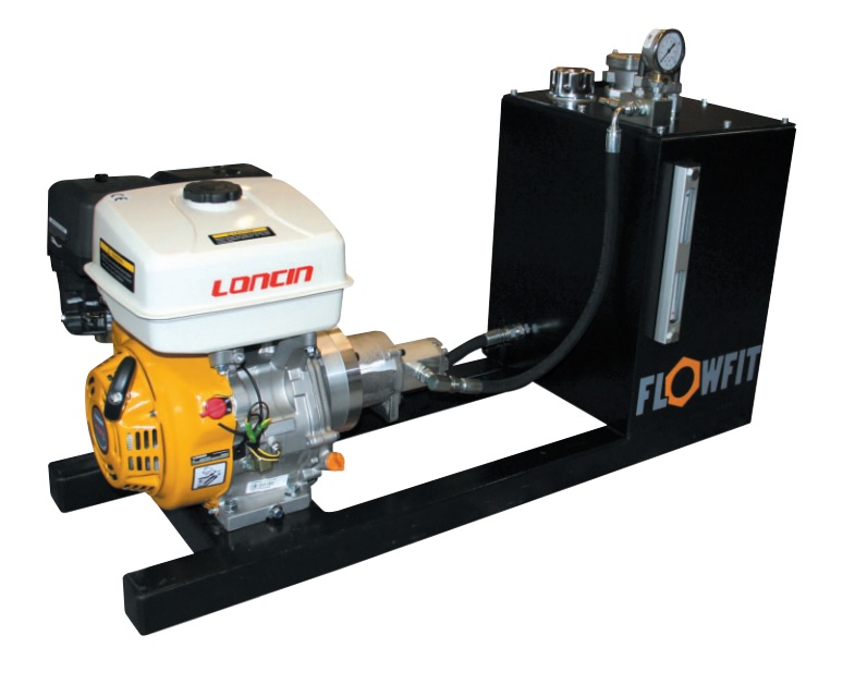 LONCIN petrol engine driven single acting power unit, 6.5HP, 11.5 L/min