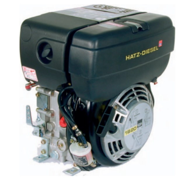 Hatz 1B20 4.2 HP diesel engine with 12 volt start