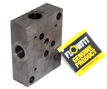 Flowfit hydraulic cetop 5 subplate with side entry 1/2"