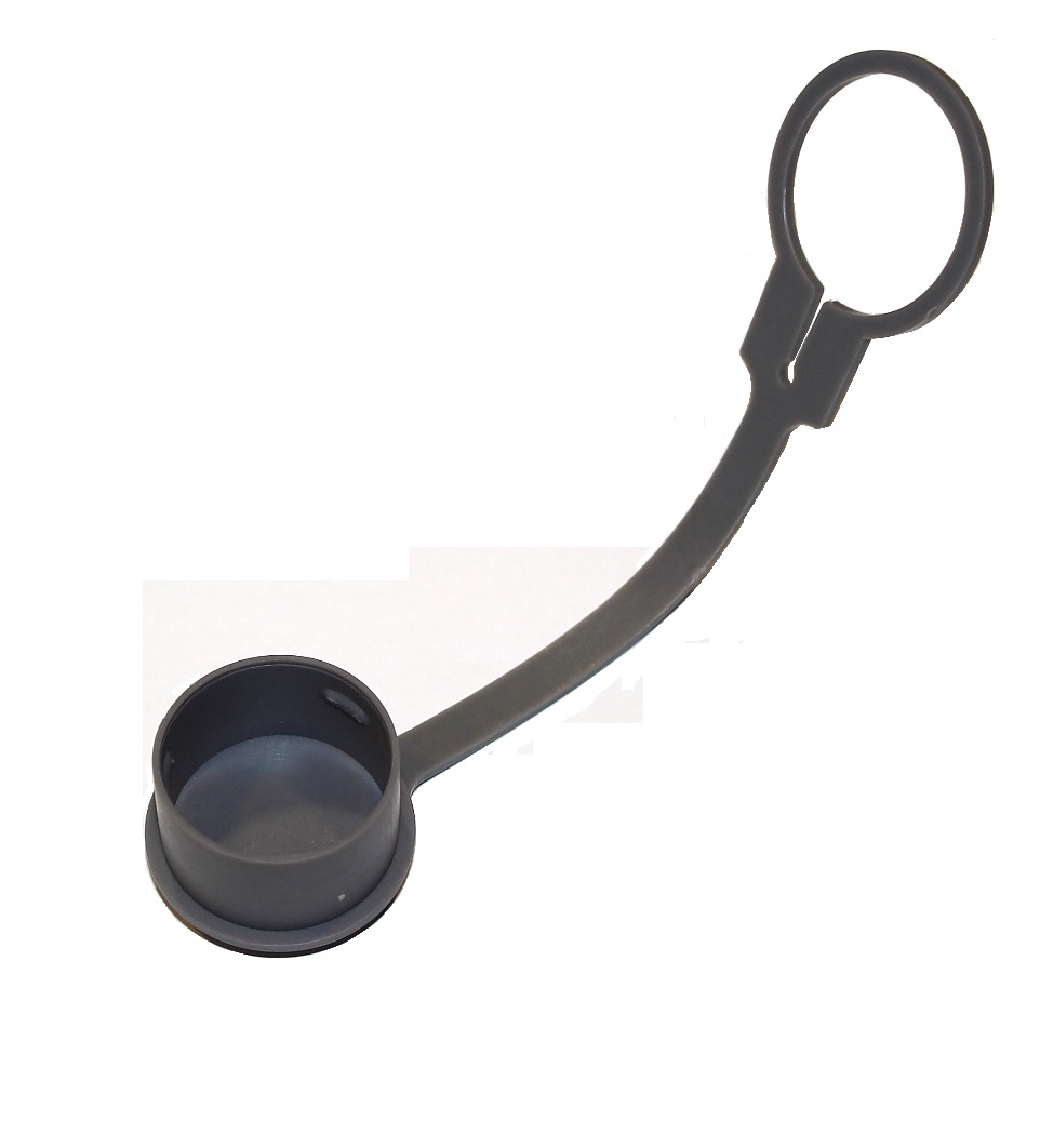 Trailer brake plastic male dust cap cover DN08 (grey) Quick Release