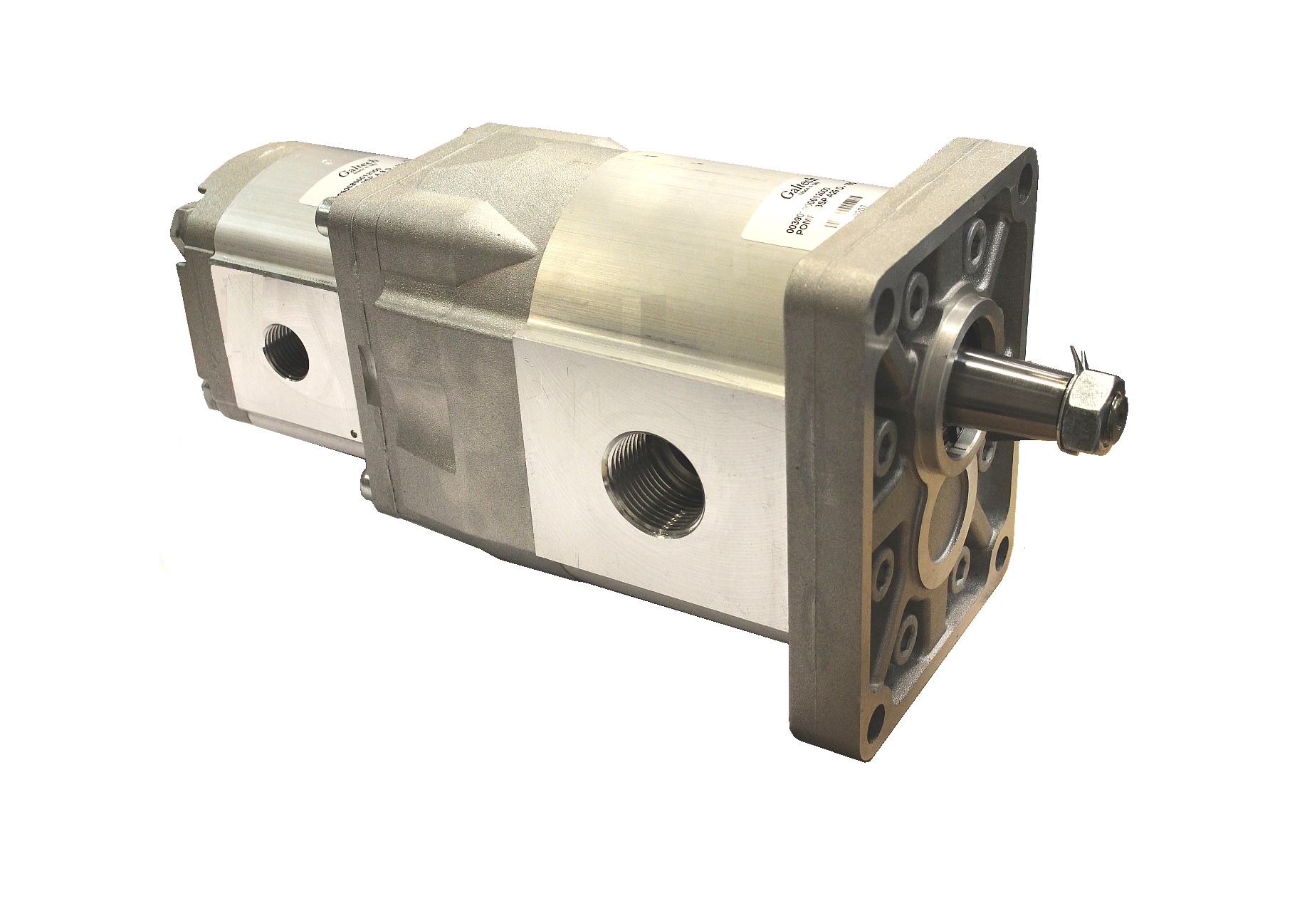 Group 3 to Group 2 Hydraulic Tandem Pump - 53 CC - Clockwise Rotation to 26 CC - Clockwise Rotation