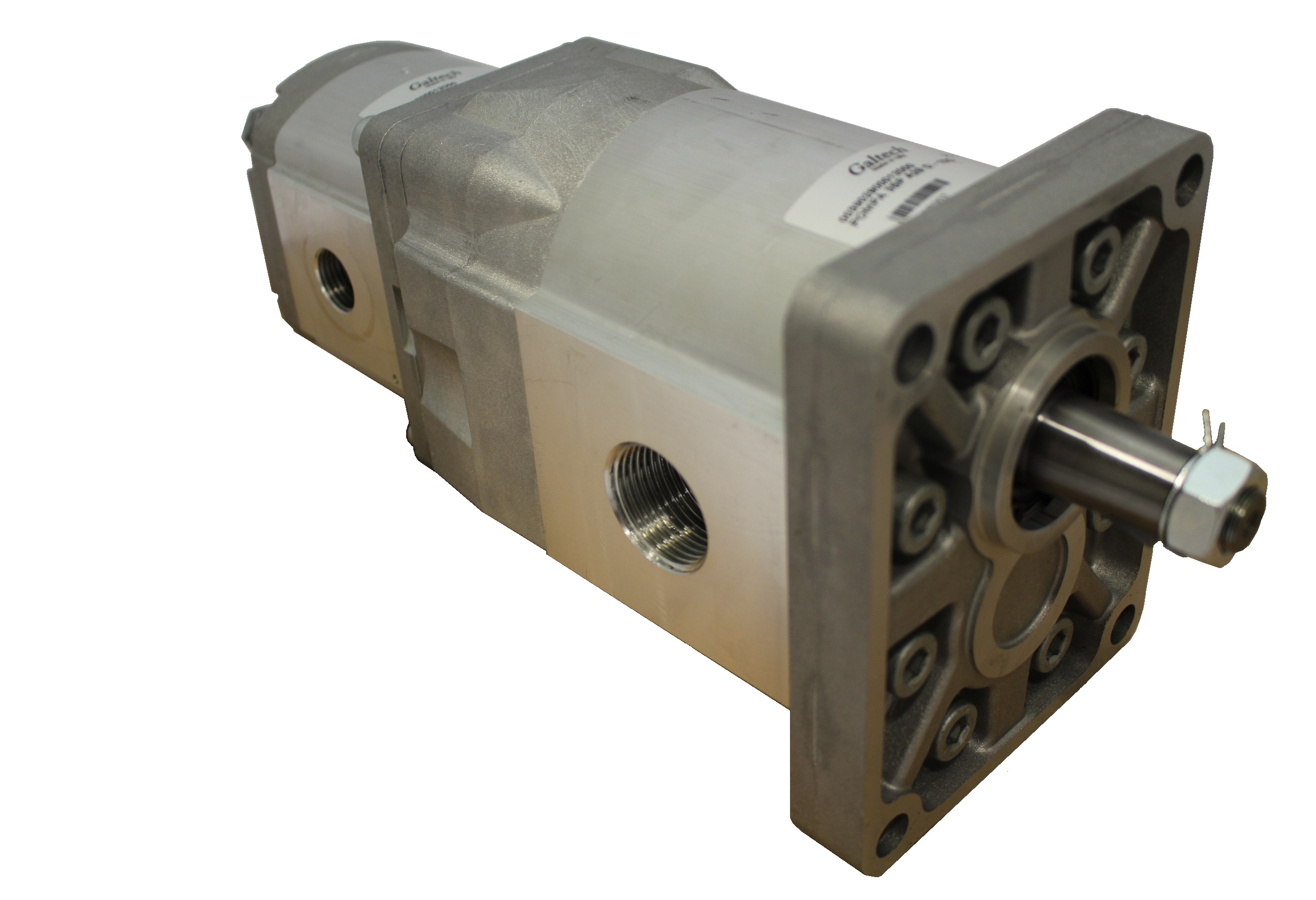 Group 3 to Group 2 Hydraulic Tandem Pump 70 CC to 14 CC Galtech Multiple Gear Pumps