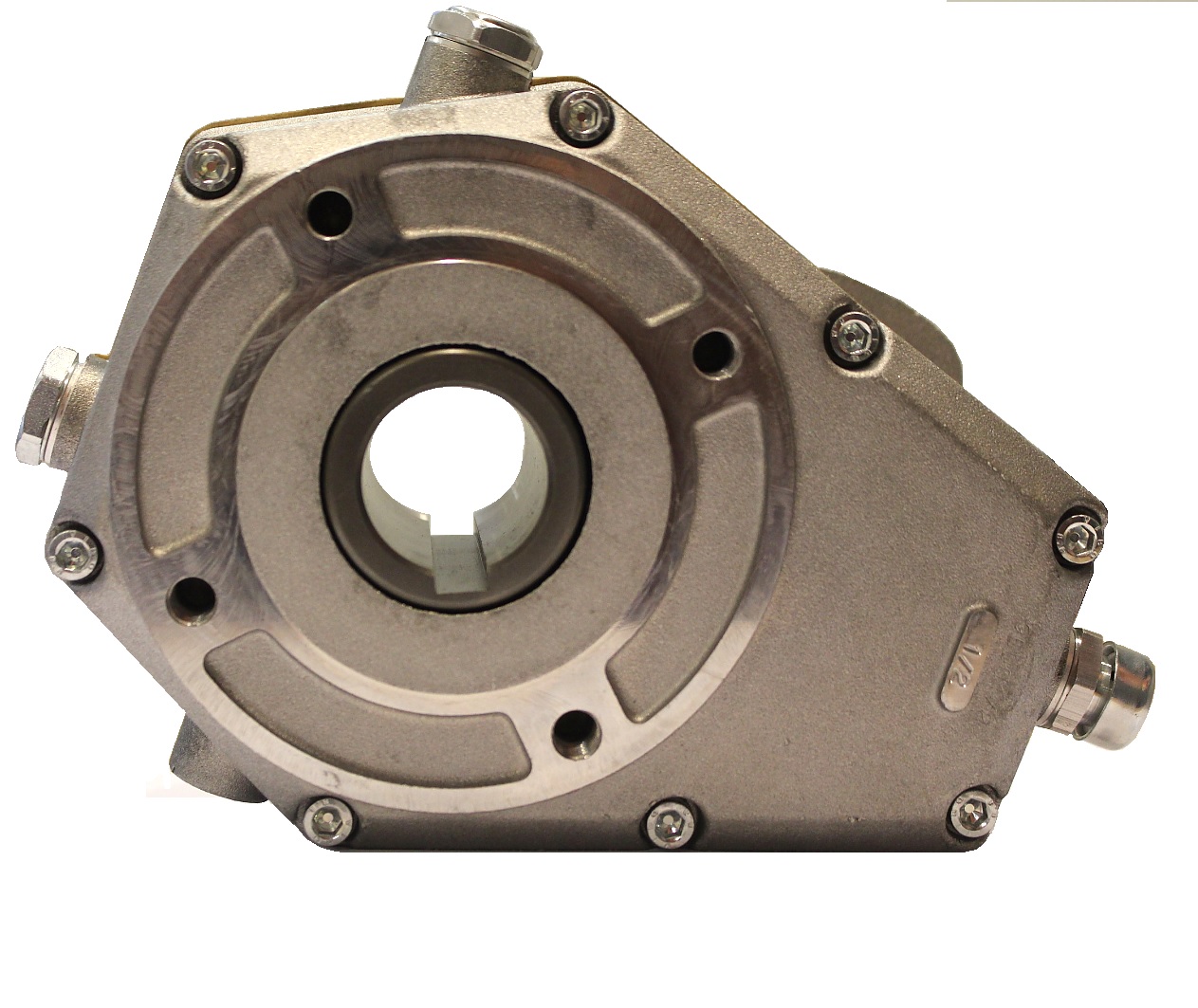 Hydraulic Speed Reduction Gearbox Group 2 SAE A dia.25, ratio 1:3 6B Spline through-shaft