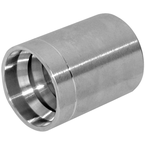 Stainless Steel Hose Ferrule, R1AT non skive, hose ID 1.1/2''