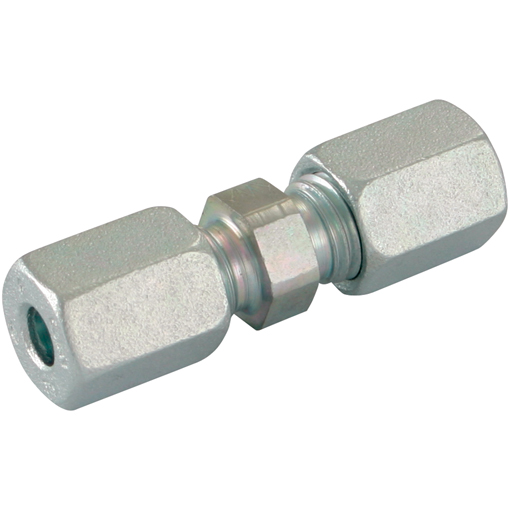 Hydraulic Tube To Tube Coupling, Straight Coupling, 4mm x 4mm, ELD