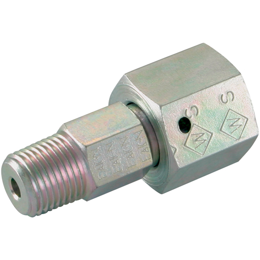 Hydraulic Tube Adjustable Stud Coupling, Standpipe, NPT, 3/8