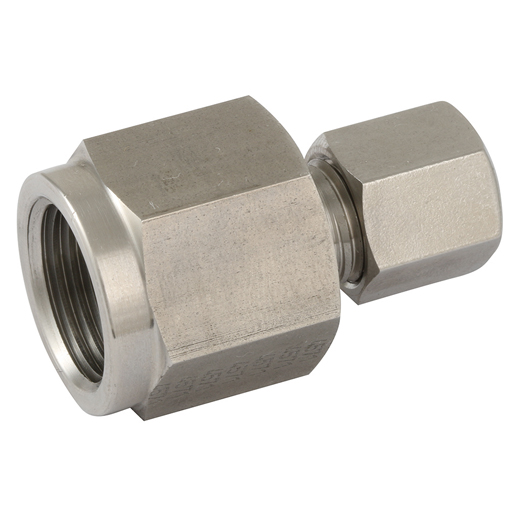 Hydraulic S Series, 1/4" BSPP, Metal Sealing Ring, 6mm Tube OD