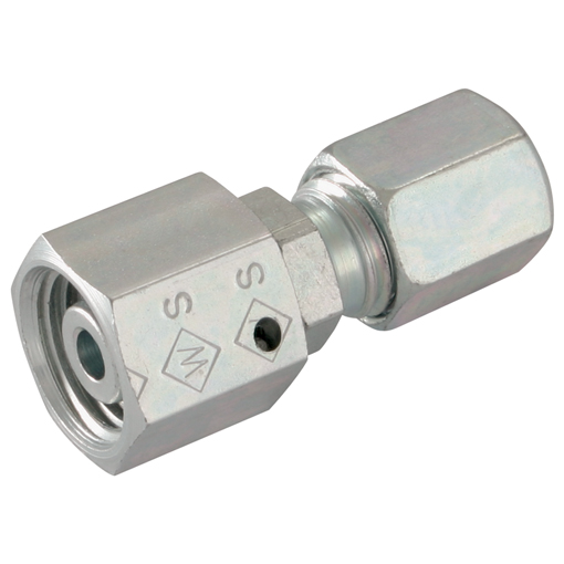 Hydraulic Tube Reducing Coupling, Reducing Insert, 8mm x 6mm, LD Hydraulic Tube Reducing Coupling, Reducing Insert, 8mm x 6mm, LD