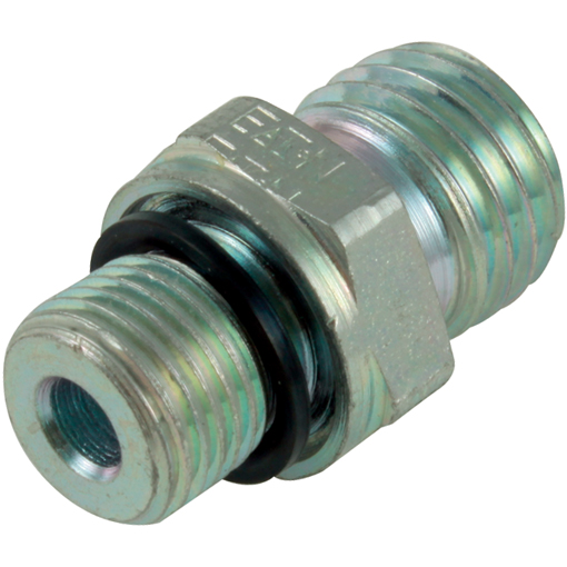 Male Stud Coupling, Light Duty, WD Seal, BSPP. Thread Size 1/8'', OD 6mm