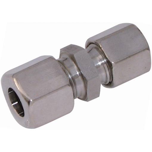 Unequal Straight Couplings, LL Series, Tube ODa 6mm, Tube ODb 4mm