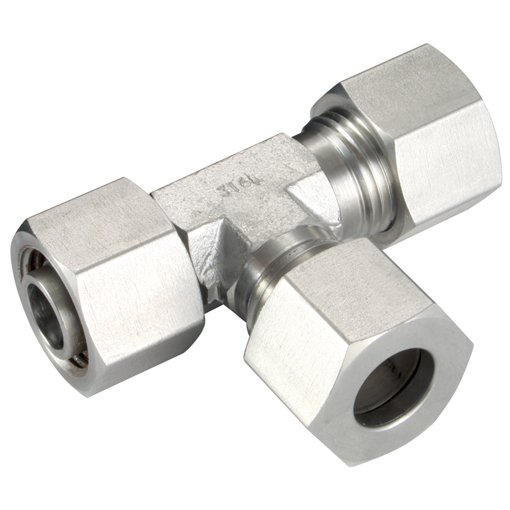 Adjustable Run Tees, L Series, Metric Femalee Thread Size M12 X 1.5, OD 6mm Adjustable Run Tees, L Series, Metric Femalee Thread Size M12 X 1.5, OD 6mm