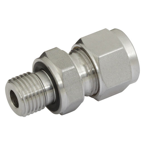 Male Connectors, Male Thread, 5/16"-24 SAE/MS, Tube OD 1/8"