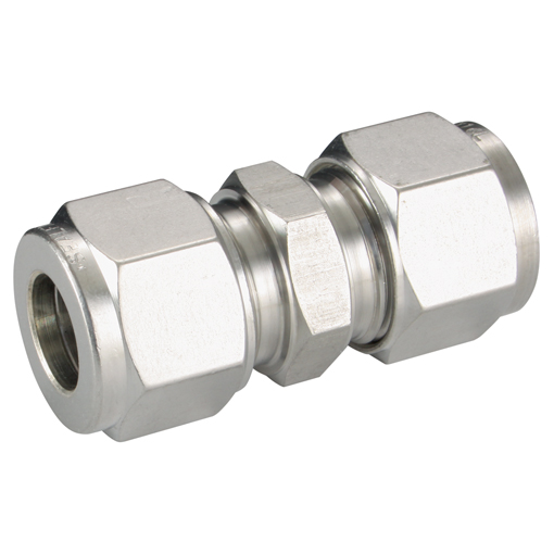 Unions Metric Tube x Imperial Tube, Tube OD 3mm, Tube OD 1/8" Unions Metric Tube x Imperial Tube, Tube OD 3mm, Tube OD 1/8"