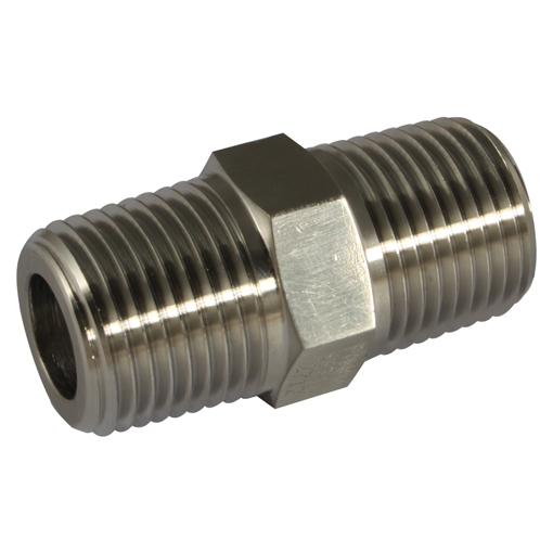Hexagon Nipples, Male x Male, NPT, Thread Size 1/16'' Hexagon Nipples, Male x Male, NPT, Thread Size 1/16''