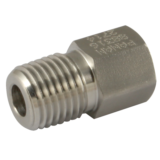 Reducing Male x Female Adaptor, Male x Female, NPT, Male NPT 1/16'' x 1/8'' Female NPT