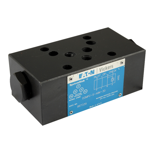 EATON vickers Cetop 5 Pilot Operated Check Valve, 1 bar Cracking Pressure, Single A Port, DGMPC 5 ABK 30 EATON vickers Cetop 5 Pilot Operated Check Valve, 1 bar Cracking Pressure, Single A Port, DGMPC 5 ABK 30