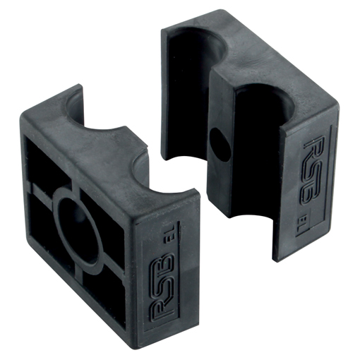 RSB Series B Clamp Halves, Double Rubber, Outside Diameter 6mm, Group 1