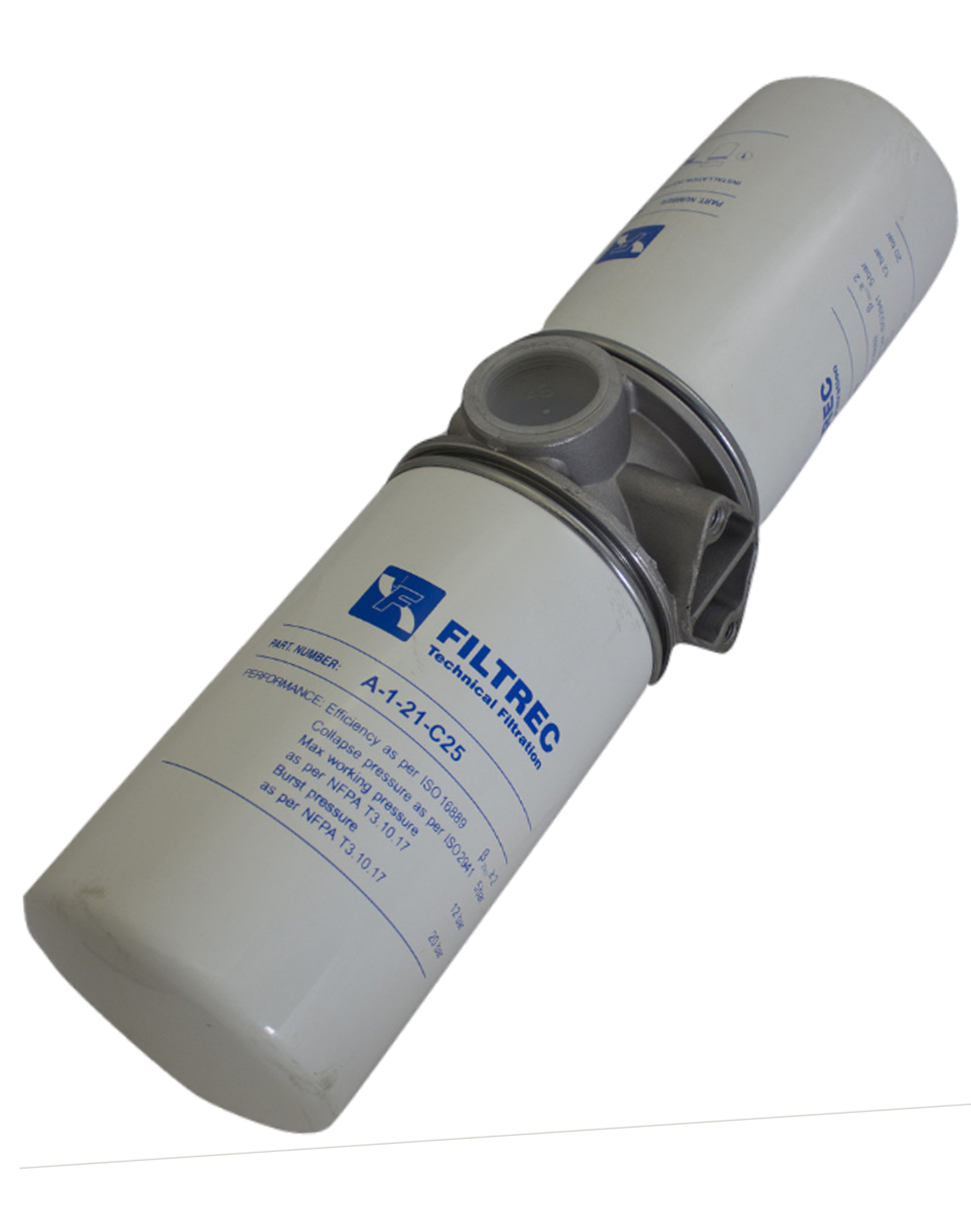 "Spin On Filter Canister, Paper Cellulose, 25 micron Spin On Filter