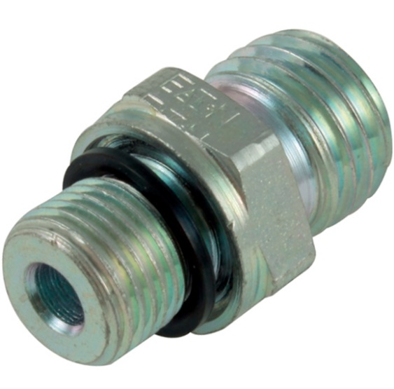 Hydraulic Tube DIN 2353 Body Only Fitting, Male Stud Coupling, BSPP, WD Seal, 1.1/2" BSPP x 42mm, LD