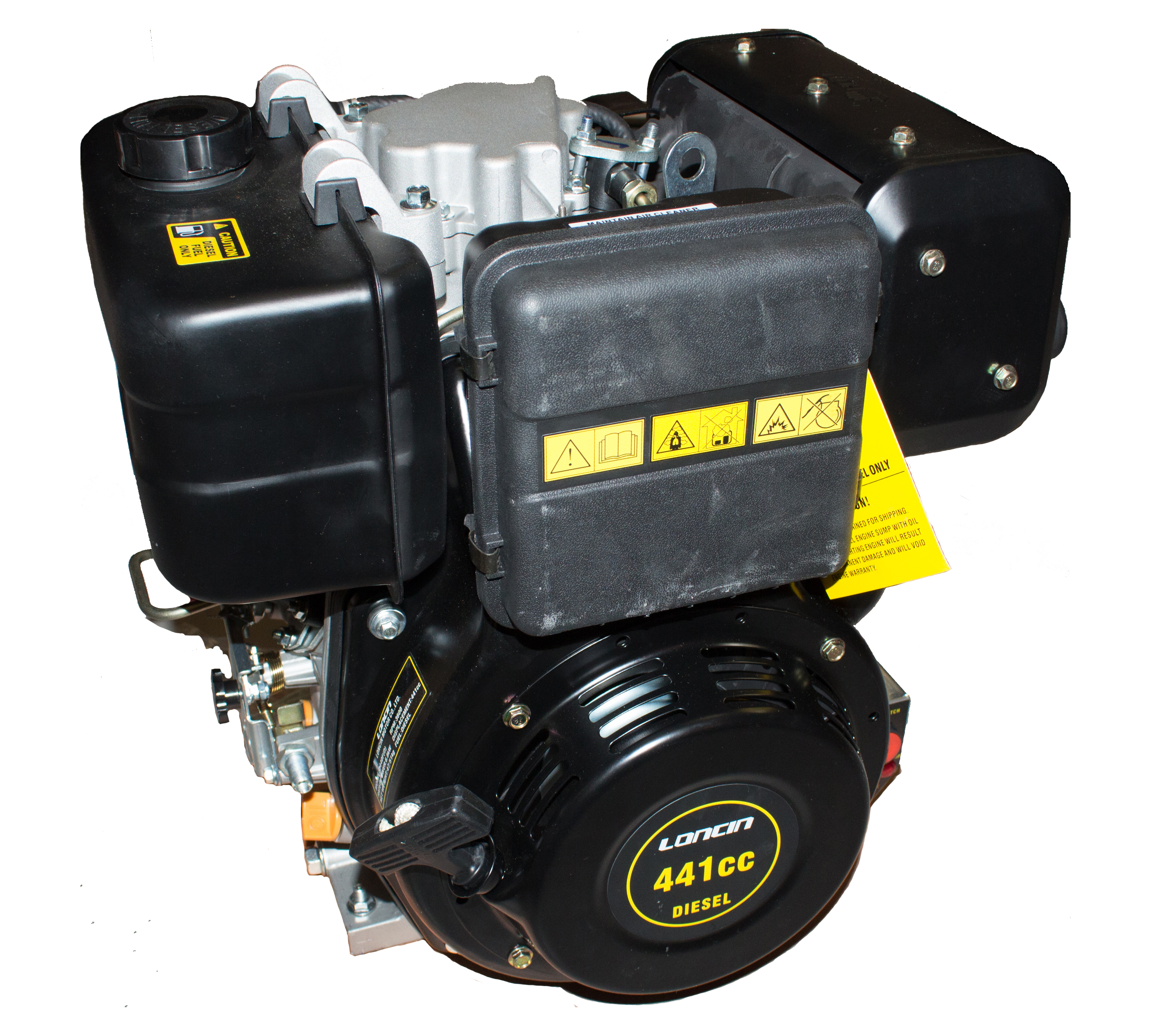 Loncin Diesel Engine, 9HP Single Cylinder, 4-Stroke Air Cooled Direct Injection