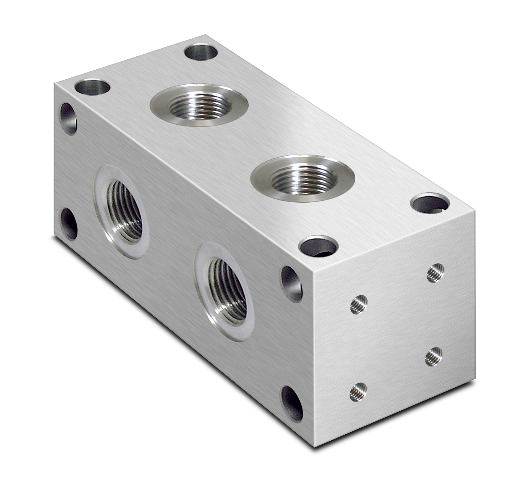 Oleorama Hydraulic L Type Manifold, 2 Station, 1 BSP inlet ports 1 Service ports, 250 Bar Sale