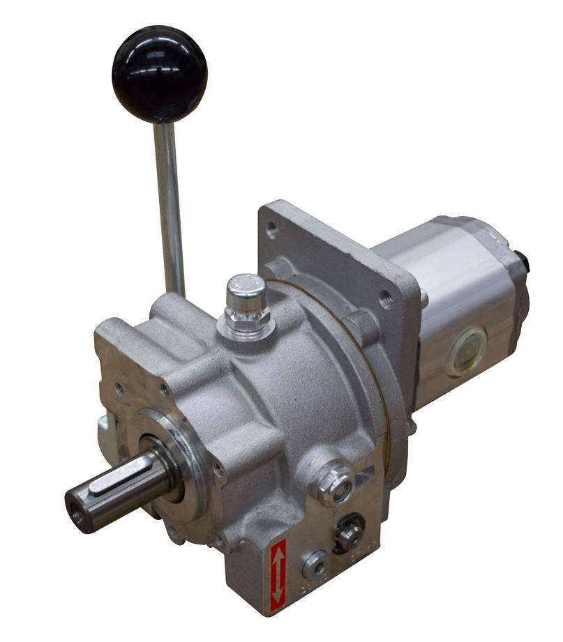 Flowfit Group 3, Hydraulic Mechanical Clutch and Pump Assembly, 26cc, 46.8 L/Min, 1800RPM