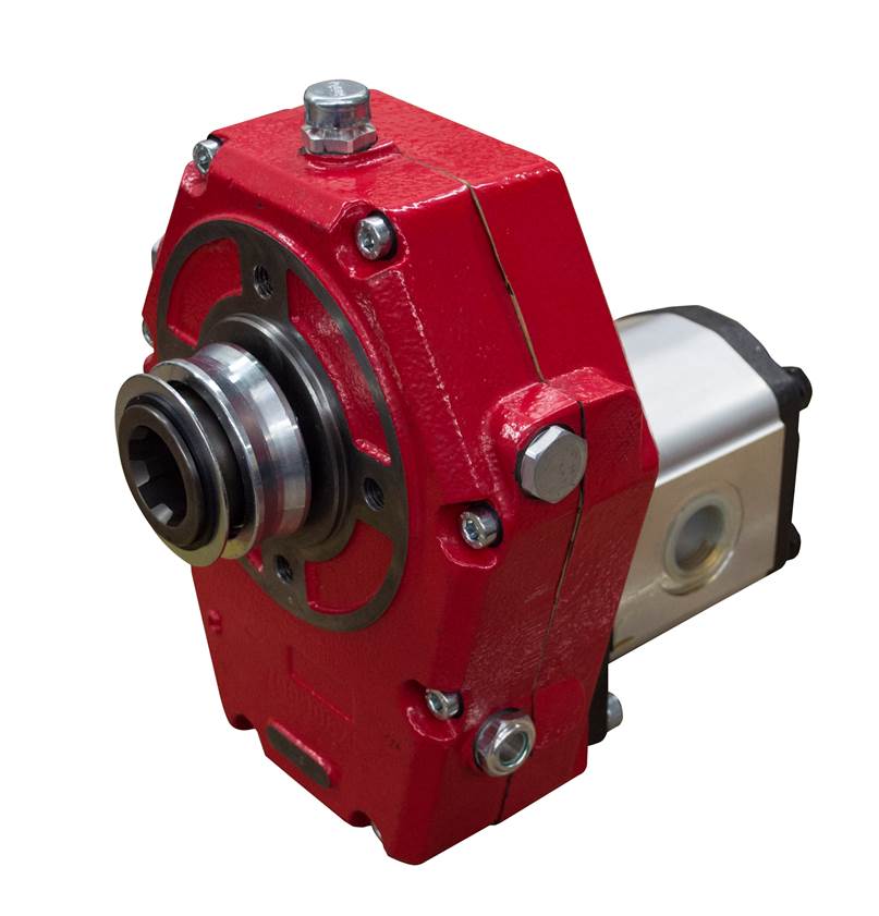 Galtech Hydraulic PTO cast iron gearbox 1:3, pump group 3 assembly,22.3CC, 36.12L/min 240Bar ZZ000610