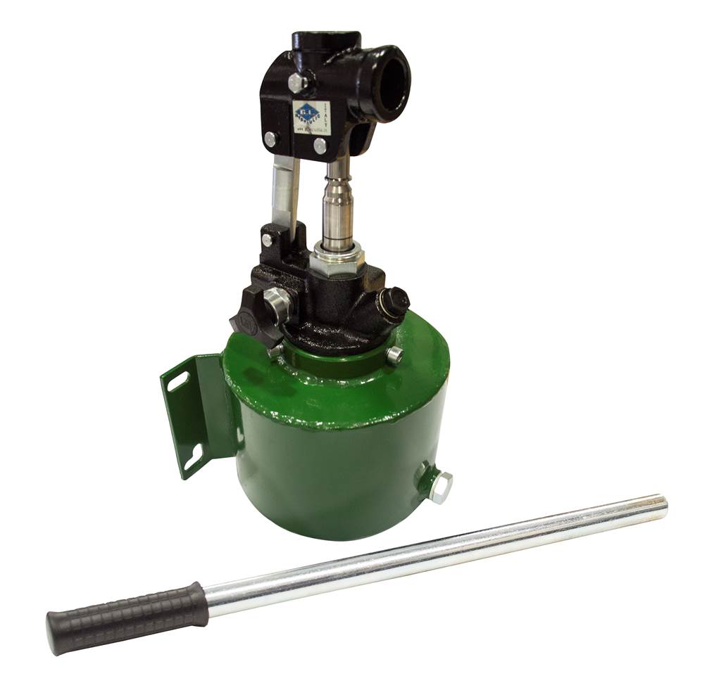GL Single Acting 20cc Hydraulic Hand Pump with 2 Litre Tank, Release Valve and Hand Lever, for Single Acting Cylinder