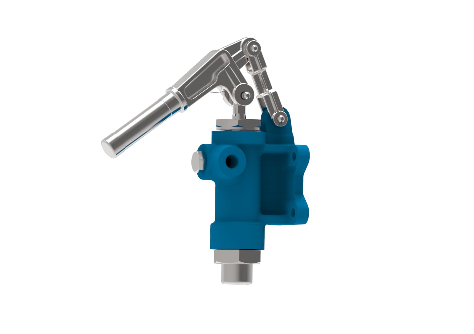 GL Double Stroke 18cc Hand Pump for a Single Acting Cylinder fixing to wall GL Double Stroke 18cc Hand Pump for a Single Acting Cylinder fixing to wall