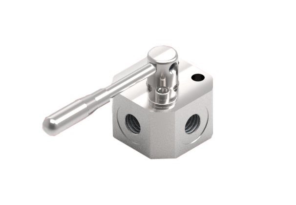 GL Stainless Steel 3 Way, High Pressure Flow Divider, 3/8" BSP Ports with Open Centre Distributor