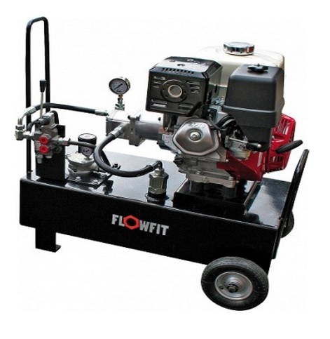 Loncin Petrol Engine Driven, Hydraulic P & T Circuit Power Unit, 13HP, 25.5 L/min, 50L Tank