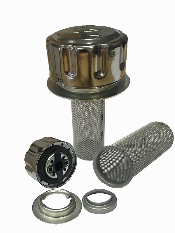 Filler Breather, 6 Hole, 3 Micron with Welding Flange, No Pressure Valve Filler Breather, 6 Hole, 3 Micron with Welding Flange, No Pressure Valve