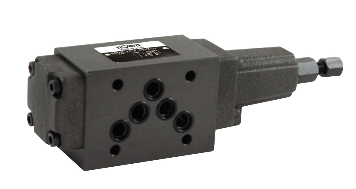 Flowfit Cetop 5 Counter Balance Valve, Pressure Range 8-70 Bar On A Line Flowfit Cetop 5 Counter Balance Valve, Pressure Range 8-70 Bar On A Line