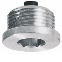 Hydraulic magnetic oil-drain plug with hex slot, 2" BSP, TCEM8G