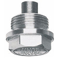 Hydraulic magnetic drain plug with milled head, 1/8" BSP, TSCM/F0G