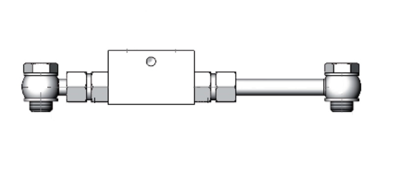Flowfit Hydraulic Double Pilot Operated Check Valve Kit for Top-Link Cylinder 70/210 12L