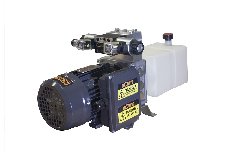 Flowfit Hydraulic AC Power unit, 415v, Three phase, Double Acting Circuit, 0.55Kw, 1.08L/min PT
